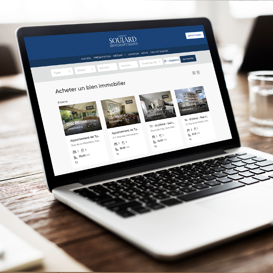 création de site en immobilier